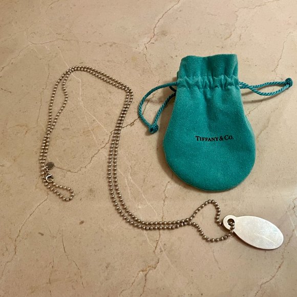 Tiffany & Co. Jewelry Tiffany Co Oval Return To Tiffany Dog Tag